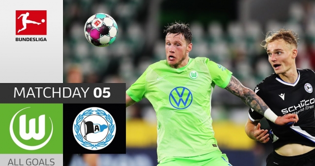 Highlights Wolfsburg 2-1 Bielefeld | Vòng 5 Bundesliga 2020/21